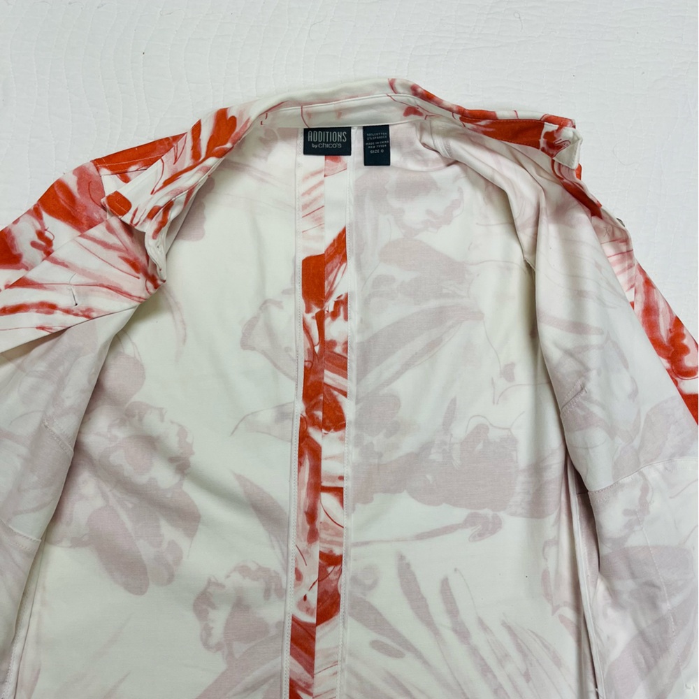 Chico’s jacket size 0. Fits size 4-6 - Picture 3 of 8